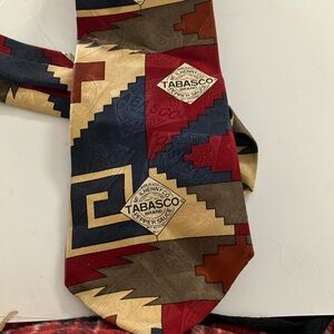 FINAL MARKDOWN Tabasco silk tie